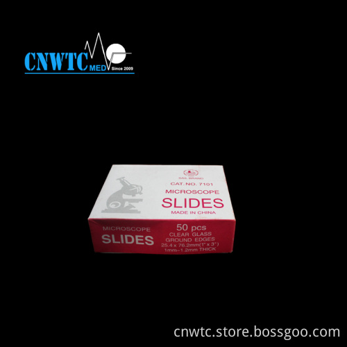 7102 Laboratory Glass Microscope Slides - Plain